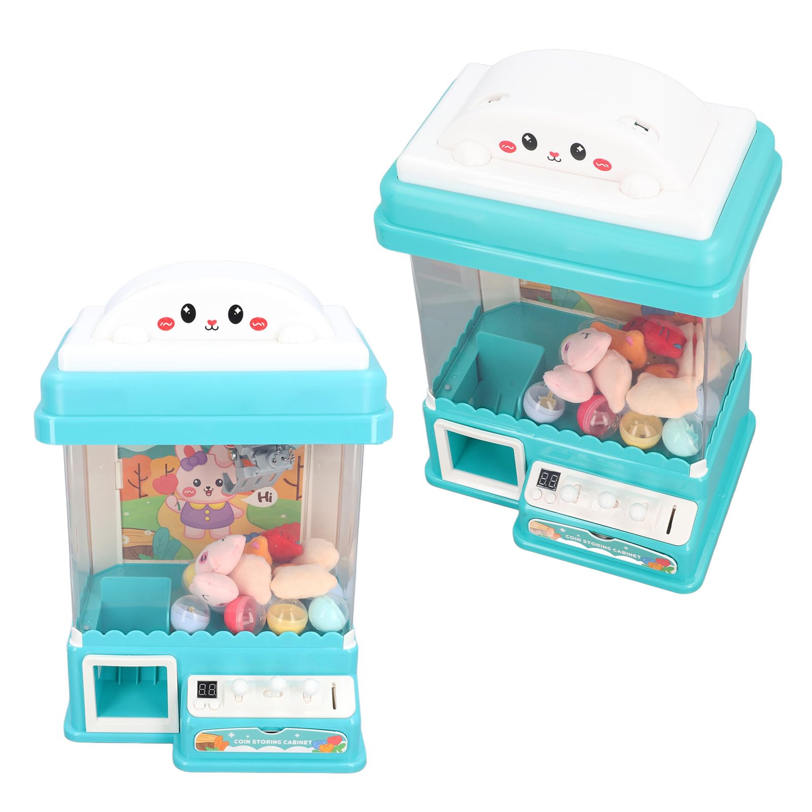 Macchina di acquisizione di giochi ad artiglio, alimentata tramite USB, con musica, per premi, giocattoli di compleanno per bambini