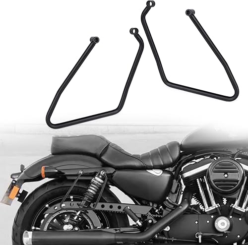 VPZMT Alforjas antideslizantes para Harley Davidson Aftermarket estiradas extendidas bolsas duras (compatible con bolsas de sillín de plumón 2013)