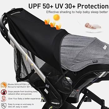 doona ベビーカー＋ISOFIXベース＋サンシェード＋Wheelカバー サンシェードエクステンション(紫外線防止カバー) (doona