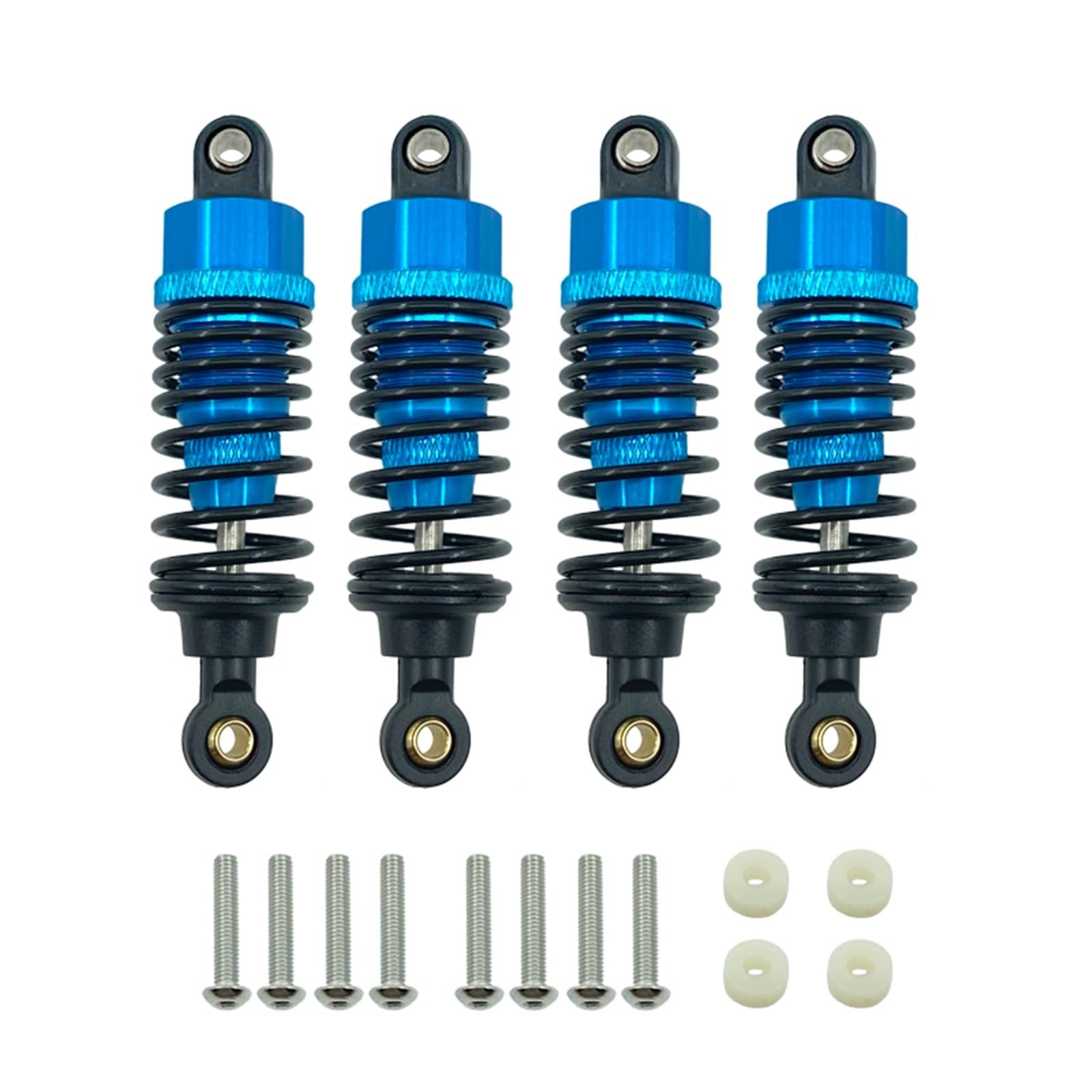 RC Upgrade Accessories for Tamiya for TT-01 for TT01 for TT-02 for TT02 for 1/10 RC Car Upgrade Parts 4Pcs Aluminum Alloy Shock Absorbers Damper Set