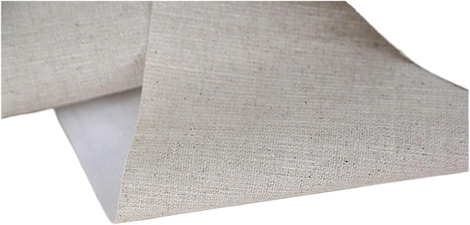 Cotton Canvas Roll, Primed Cotton Linen Blend Canvas Roll for Painting 10m Widths 28-88cm(Width 28cm 10m)