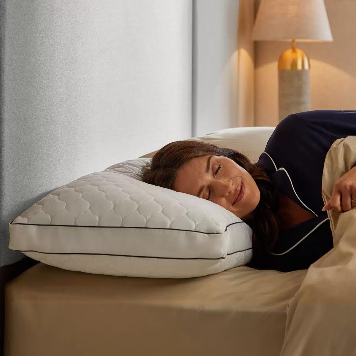 Sealy Lot de 2 oreillers de camping et de hamac pour dormir sur le côté – Profitez de nuits reposantes en plein air, essentiels de voyage ultra confortables