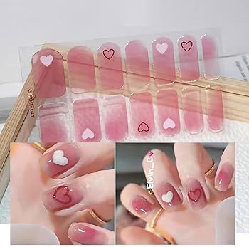 ❤未使用❤ジェルネイルシール　風変わりな子供のハート AHA［ LALONA ］ハートくり抜きネイルシール | ジェルネイル | 韓国