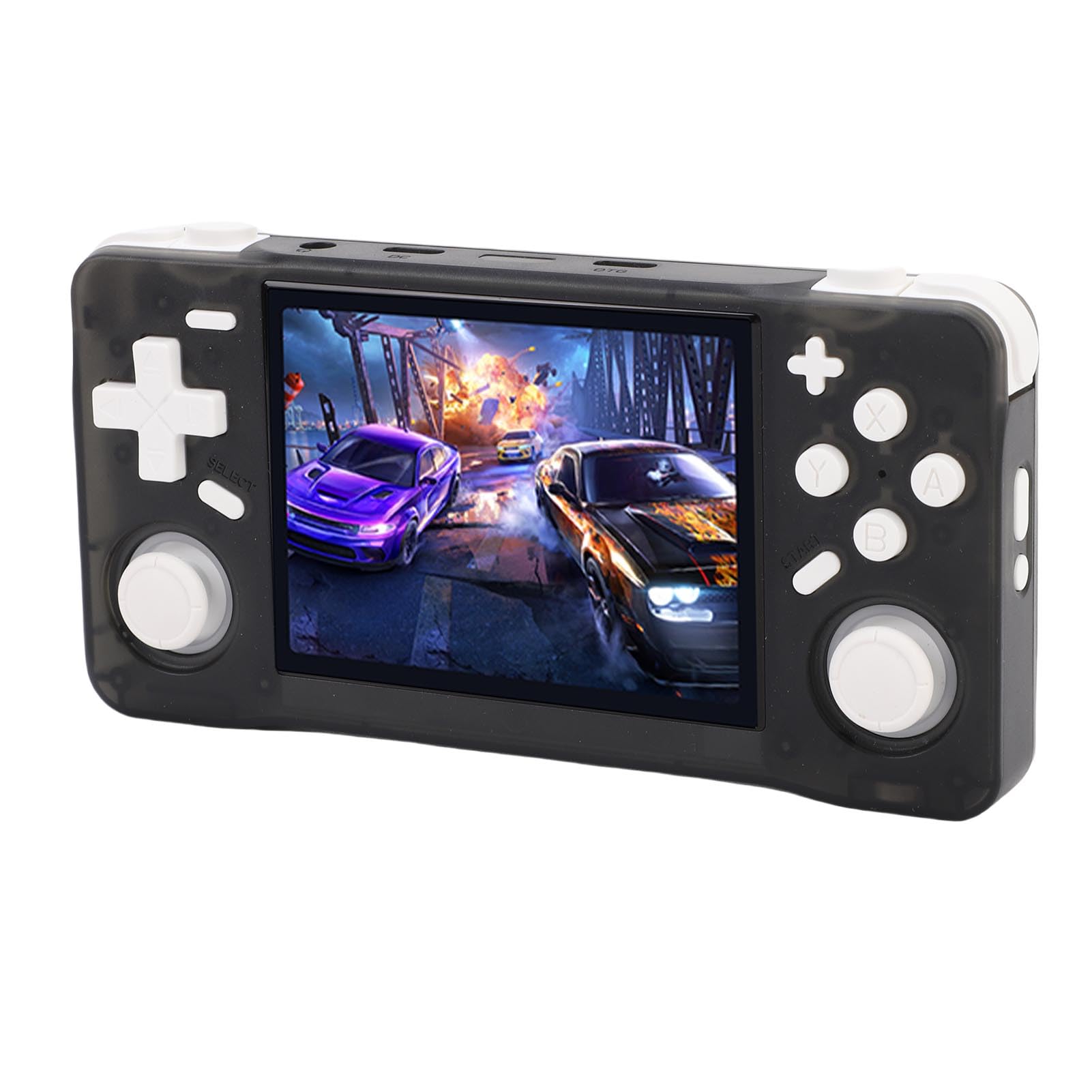 Generic Retro Game Console, Przenośne Konsole Kilka Zaawansowanych Emulatorów Rozrywki (Przezroczysta czerń #18)