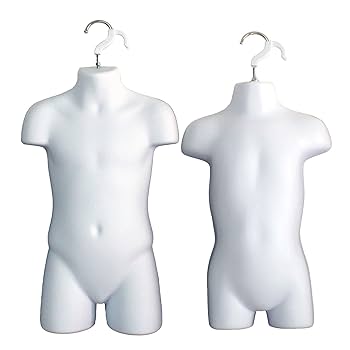 子供用ホワイトマネキン 子供フレキシブルマネキン（ウレタン可動式）5歳 SM055-E110