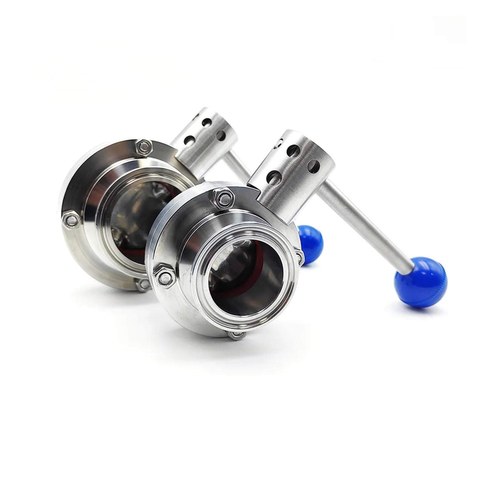 1pc Tri Clamp OD45mm Ferrule 64mm 304 Stainless Steel Butterfly Valve Homebrew Beer Dairy