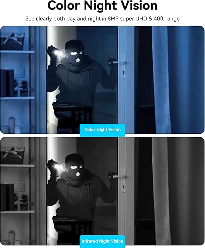 Miniatura 6 de blurams Cámaras para seguridad del hogar, cámara 2K para mascotas con aplicación de teléfono, cámaras interiores PTZ de 360, conversación de 2 vías,