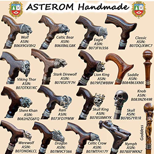 Stylish Wooden Walking Cane for Men and Women - Fancy Wood Canes and Walking Sticks Fashionable