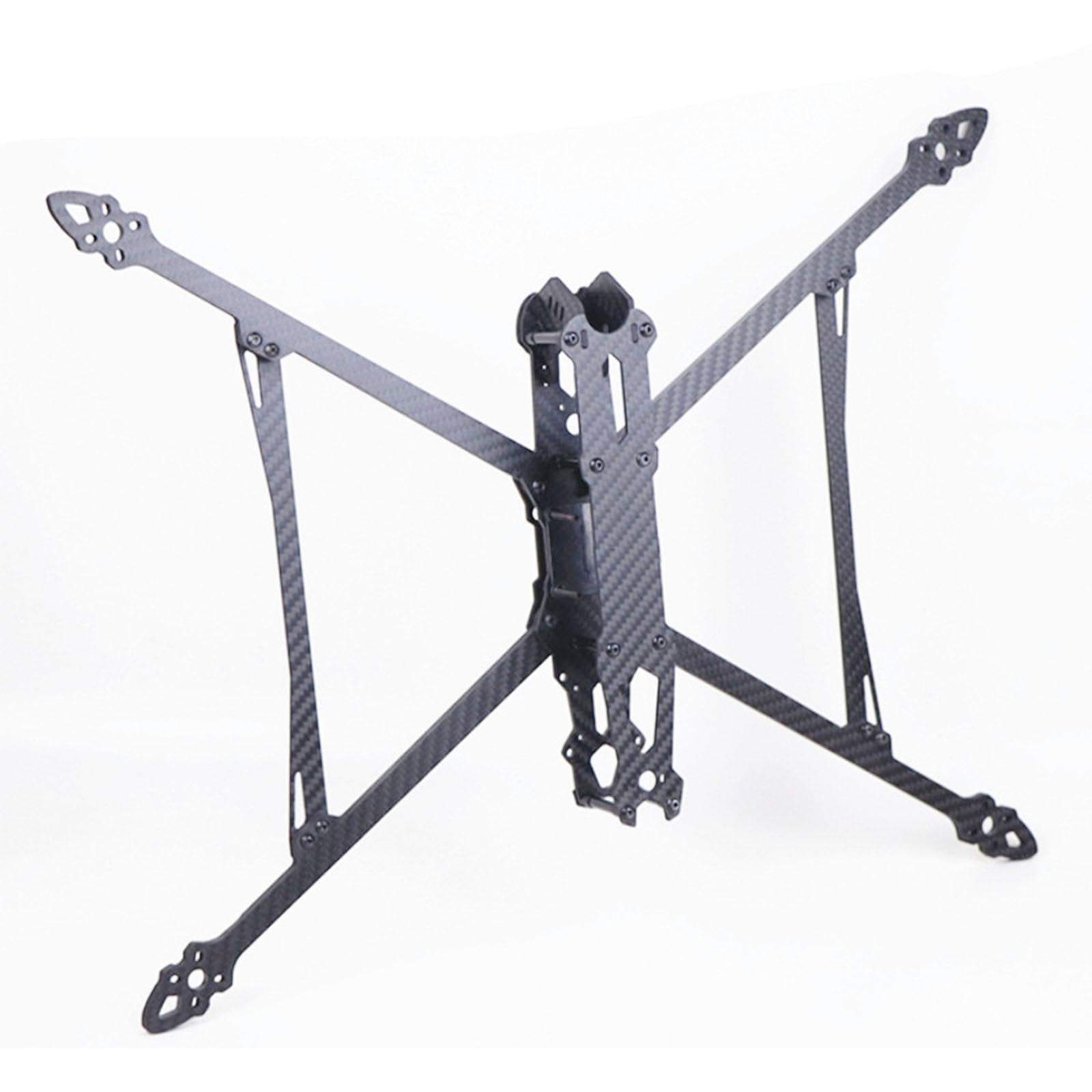 Kit de estructura de cuadricóptero de fibra de carbono, actualizable, fácil de montar, piezas de estructura de dron FPV, adecuado para principiantes