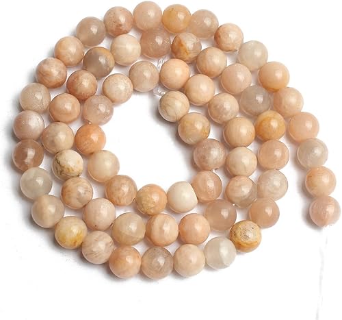 Vista 62 de Cuentas redondas de piedras preciosas naturales para hacer joyas, 15 pulgadas, 0.14, 0.21, 0.28, 0.35, 0.42 pulgadas, cuentas semipreciosas Piedra