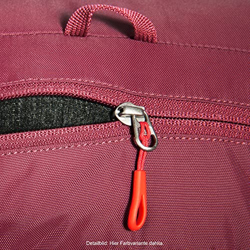 Tatonka Bauchtasche Funny Bag M - Robuste Hüfttasche mit großem Reißverschlussfach, Zwei Seitentaschen und Einer Fronttasche (Black)
