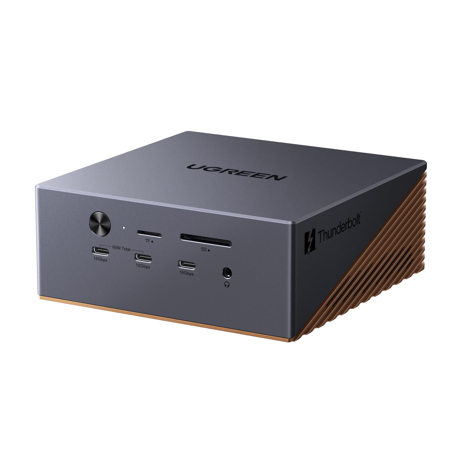 UGREEN Maxidok Thunderbolt 5 Dock Revodok 17 in 1, 120Gbps, M.2 SSD Slot, 3×TBT5, Single 8K/Dual 6K,240W Total Charging, 2.5G, SD 4.0, 3.5mm Audio Docking Station for MacBooks & Windows Laptops