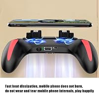 Cuifati Mobiltelefon Játékvezérlő Hűtéssel, Ergonomikus Gamepad Fogantyú 4.7-6.5 Colos Telefonokhoz 7