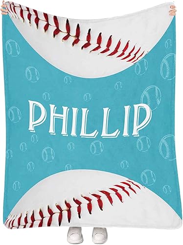 Miniatura 8 de Manta de fútbol personalizada para niños y adultos, manta personalizada con nombre para niños y niñas, manta deportiva personalizada para jóvenes