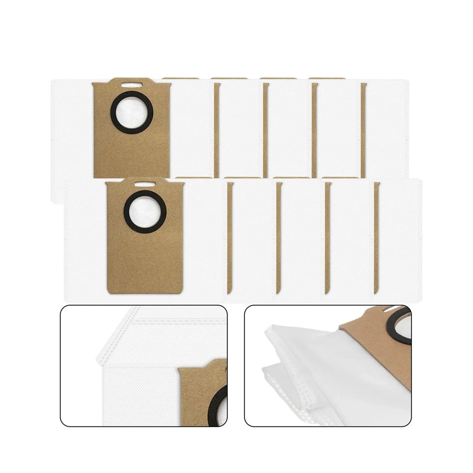 Bolsas for Polvo, compatibles con Redroad, R11 | Robot aspirador, 3,3 L de gran capacidad, paquete de 4 o 10 paquetes(10 pack)