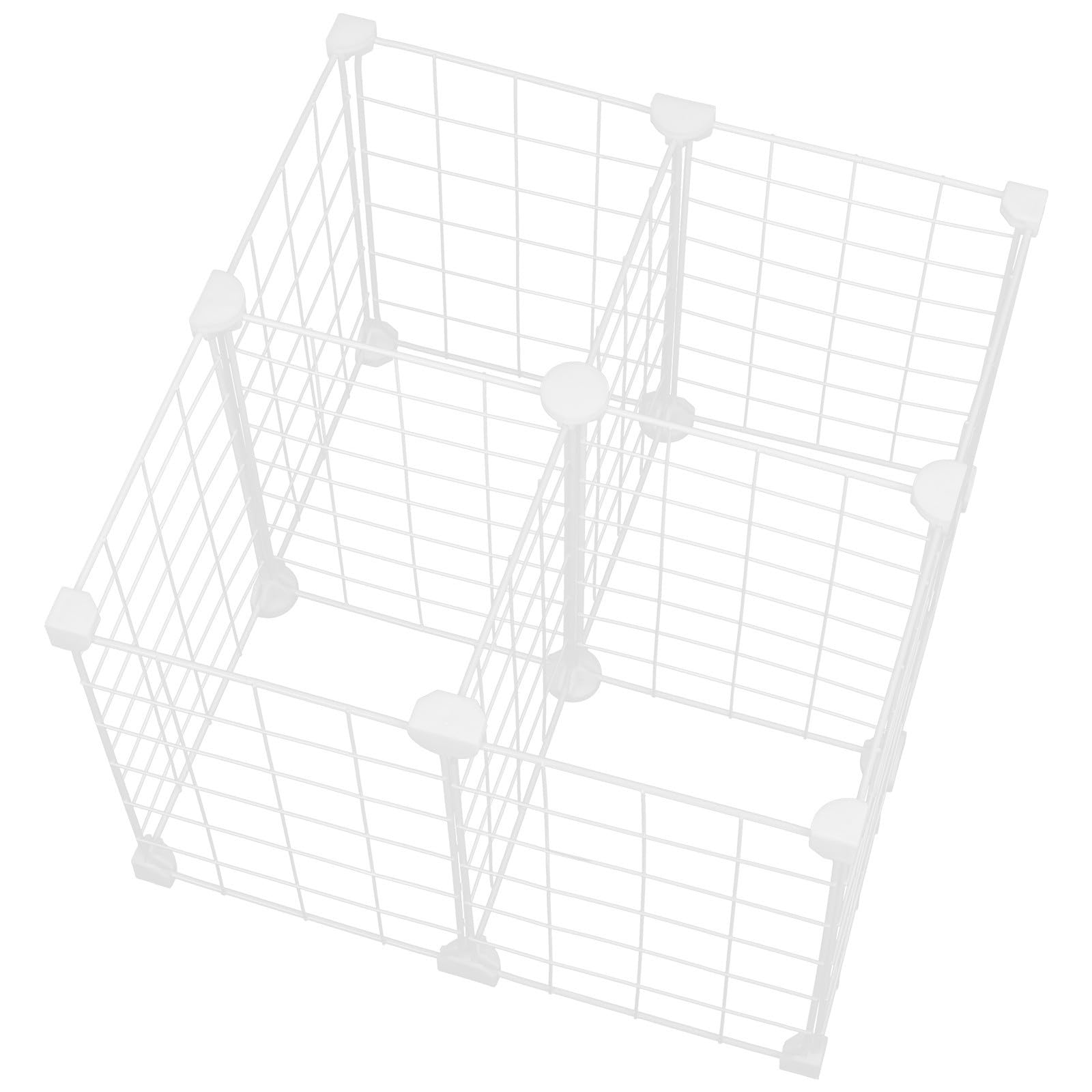 Organizador Separador Duradero con Diseño de Rejilla para Congelador de Hierro y Plástico Blanco para Supermercados y Tiendas de Helados