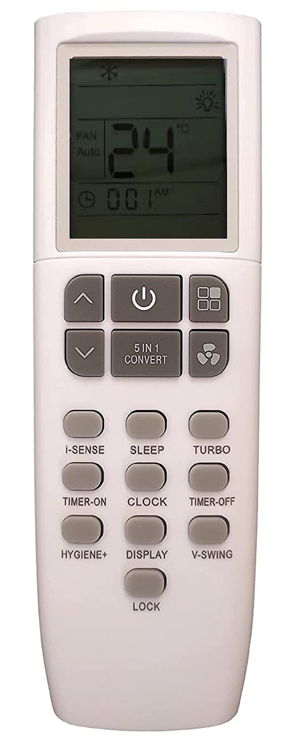 VMPS 5 Year Warranty AC Remote Compatible for Godrej AC Remote 1.5 Ton 1 Ton 2 Ton (Universal Remote Only for This Model)