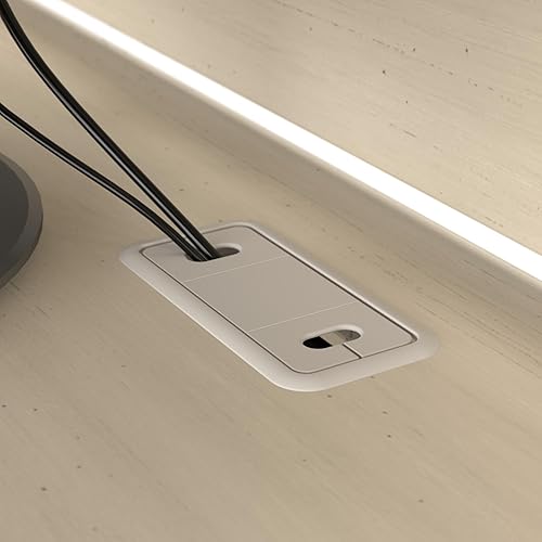 Miniatura 38 de Bush Furniture Salinas - Escritorio para computadora con gabinete | Mesa de estudio con cajones, armarios y bandeja extraíble para teclado/portátil