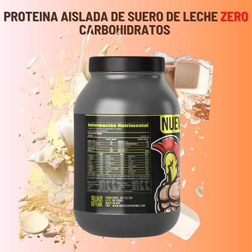 Miniatura 6 de BIOTECKPHARMA  Proteína ISO Sabor Helado de Vainilla (Helado de Vainilla, 4.4 lbs)