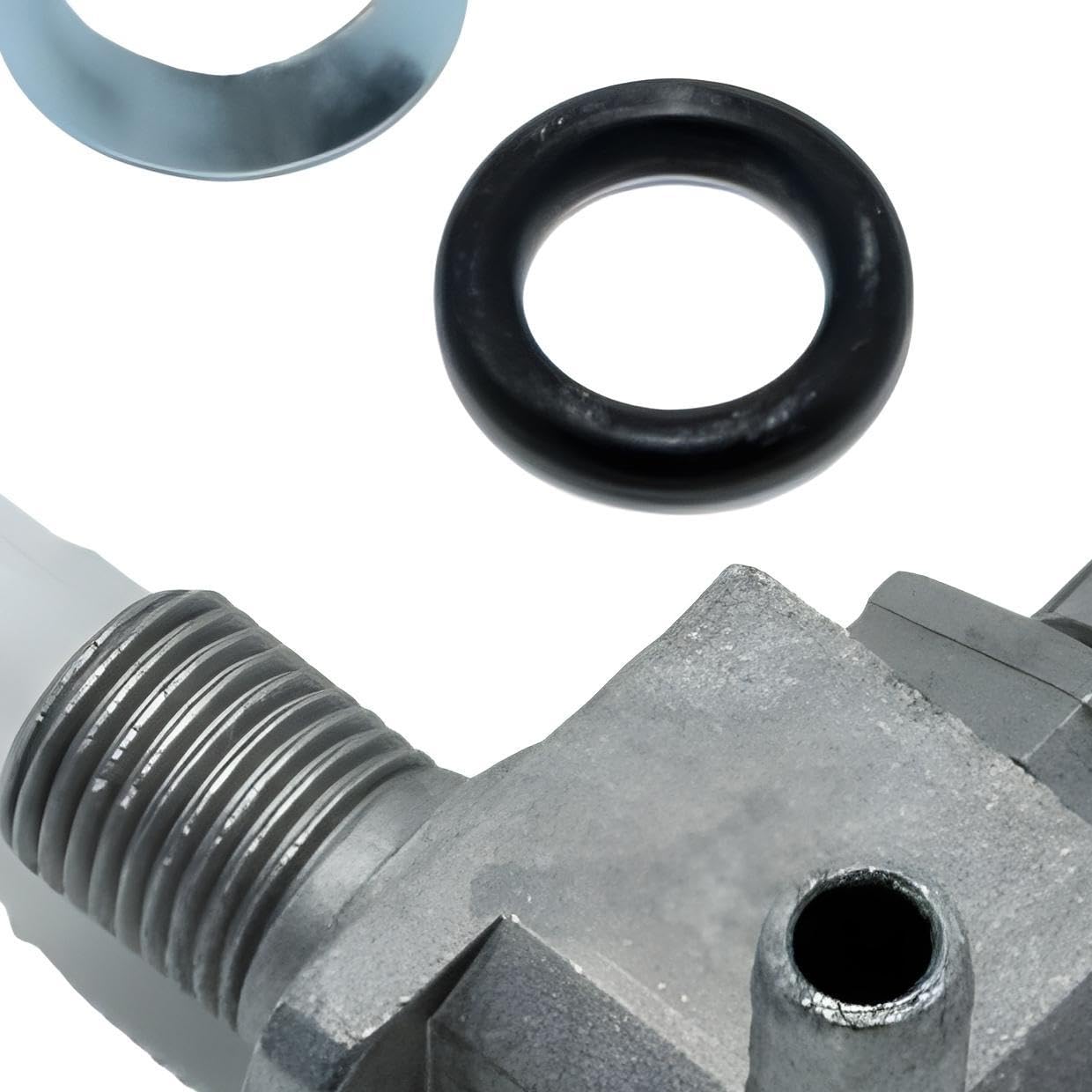 Rubinetto benzina 10 x 1 mm 6 mm attacco inferiore per scooter Peugeot 103/104 SP