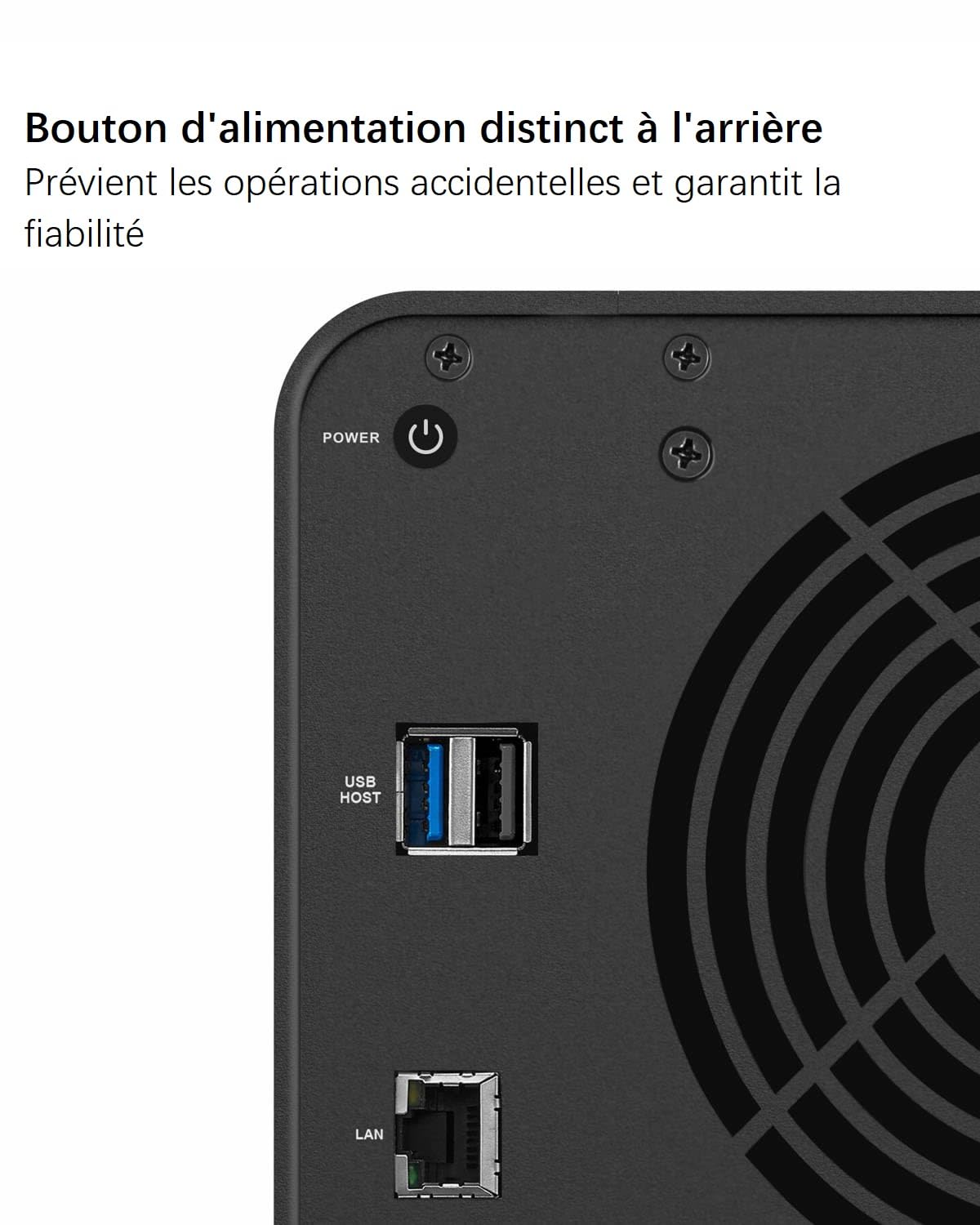 TERRAMASTER F2-212 NAS à 2 Baies - Quad Core Stockage Attaché au Réseau de Cloud Privé Personnel - avec des Solutions de Sauvegarde Riches (sans Disque)