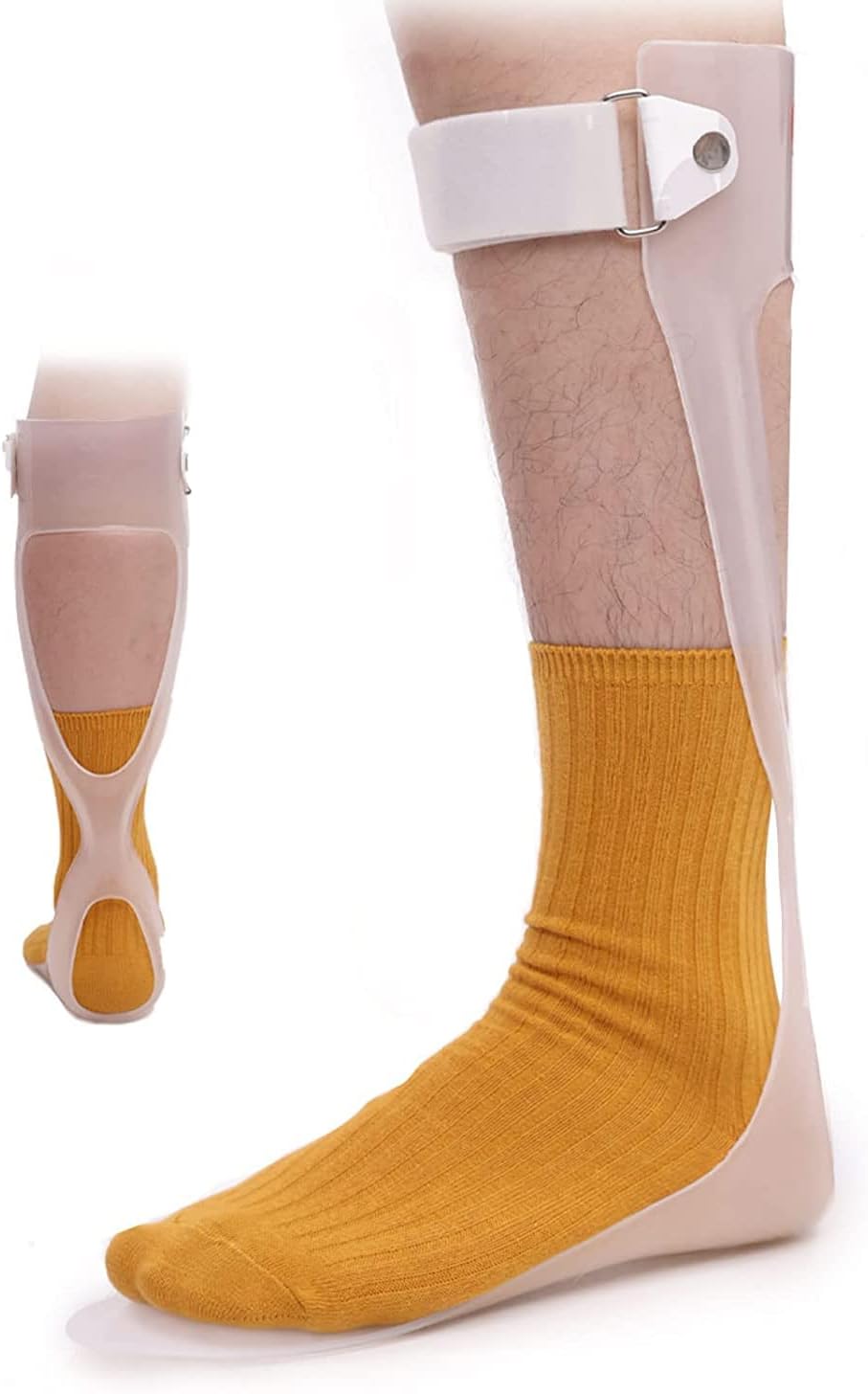 AFO Foot Drop Brace Ankle Foot Orthosis Medical Afo Walking with Shoes for Stroke Hemiplegia Men & Women Left / Right Foot (Left-M)