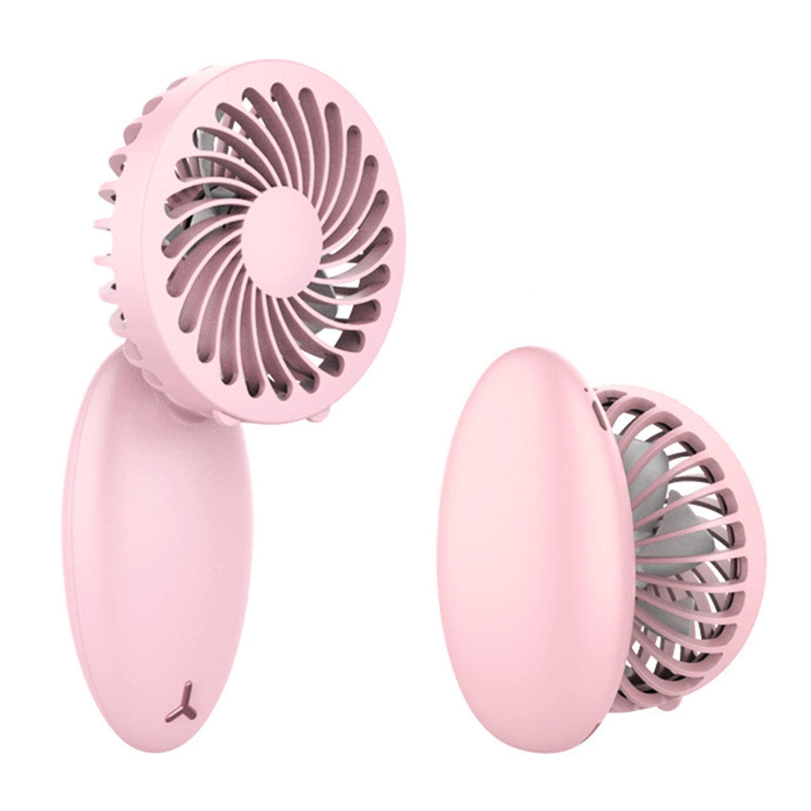 XJBTBA Mini Ventilatore Portatile, Ventilatore Portatile Ventilatore da Tavolo USB Piccolo Ventilatore Manuale Personale Ventilatore Elettrico Pieghevole di Raffreddamento A 3 velocità per Viaggi