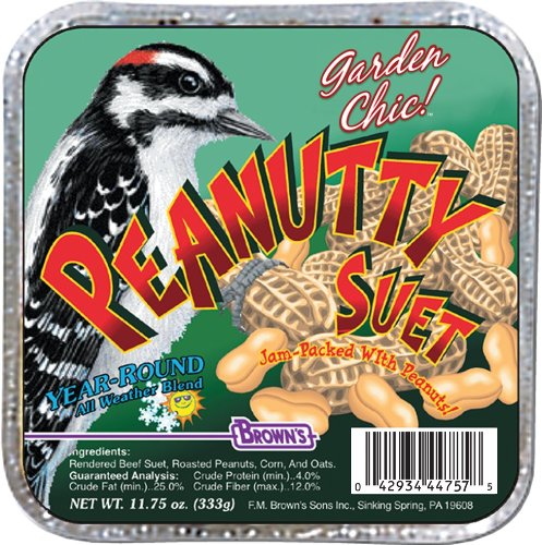 F.M. Brown's, Garden Chic Suet and Bread Cakes, 11-3/4-Ounce Peanutty by F.M. Brown's