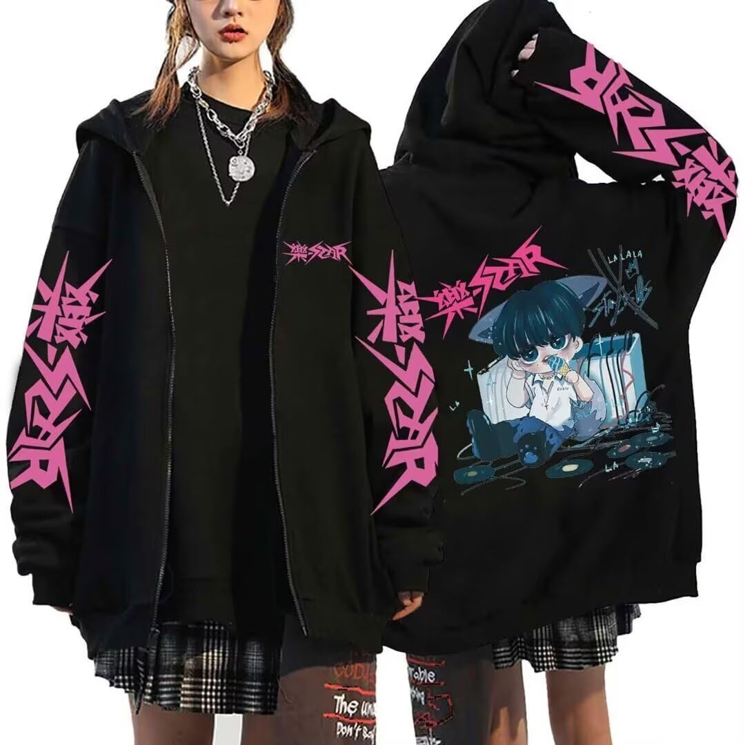 SKZ Zip Up Hoodie Women Felix Hyunjin Bangchan Y2K Fall Oversize Sweatshirt