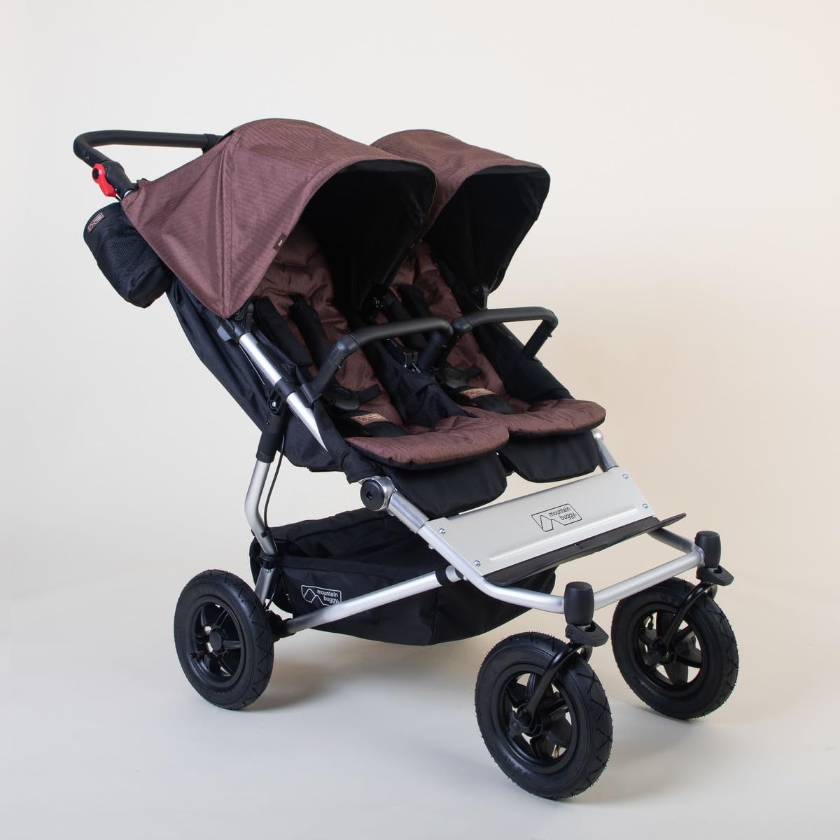 Mountain Buggy Duet Cochecito gemelar Heritage V4 Cochecito Caviar Negro