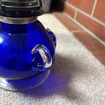 Amazon.co.jp: ︎︎北海道小樽 ヴィンテージ 北一硝子 青いガラス製