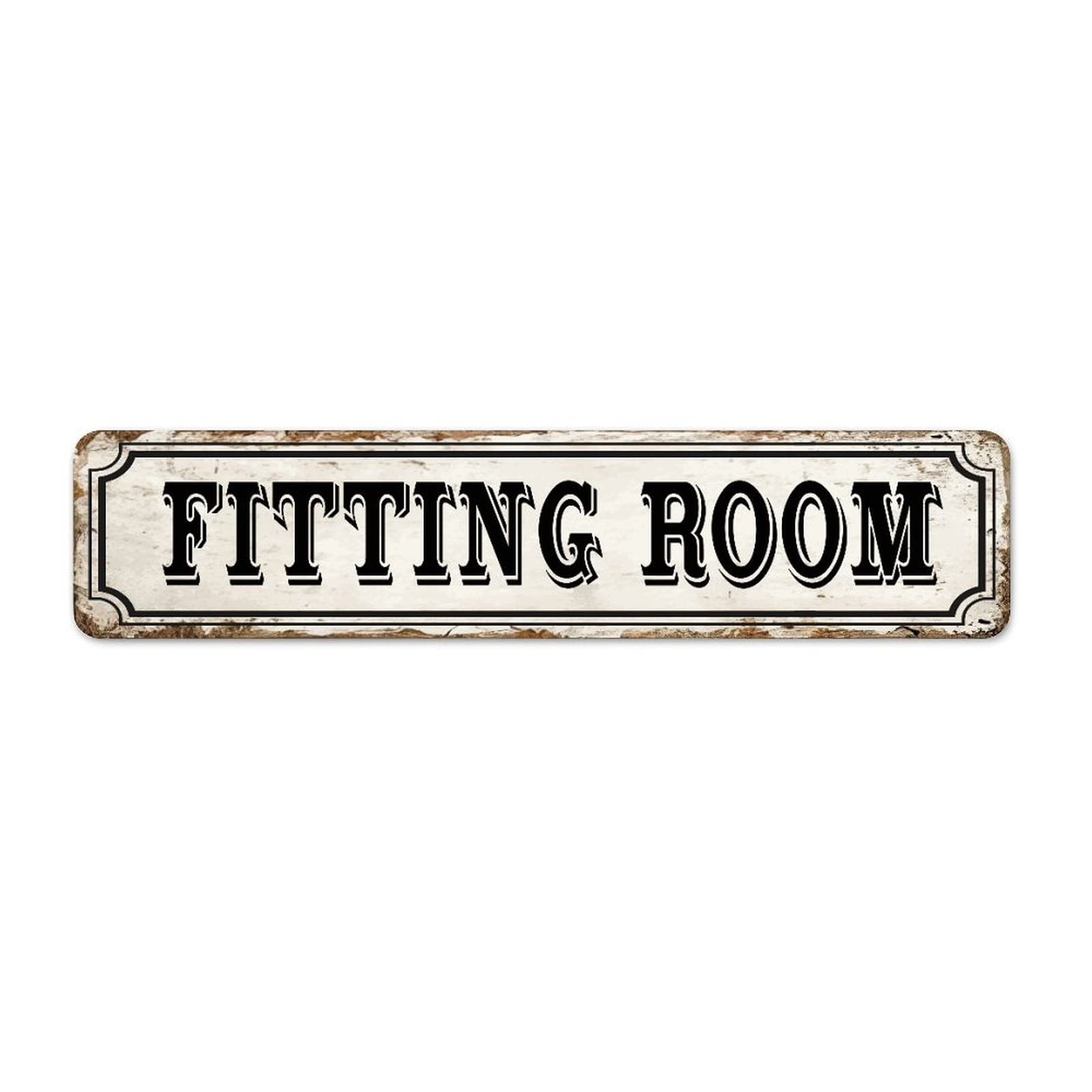 Style-8 Fitting Room Custom Street Signs Metal Fitting Room Metal Sign Fitting Room Metal Sign Fitting Room Owner Gift Rustic Wall Art Farmhouse Decorative Sign For Bedroom Living Room Kitchen Front Porch