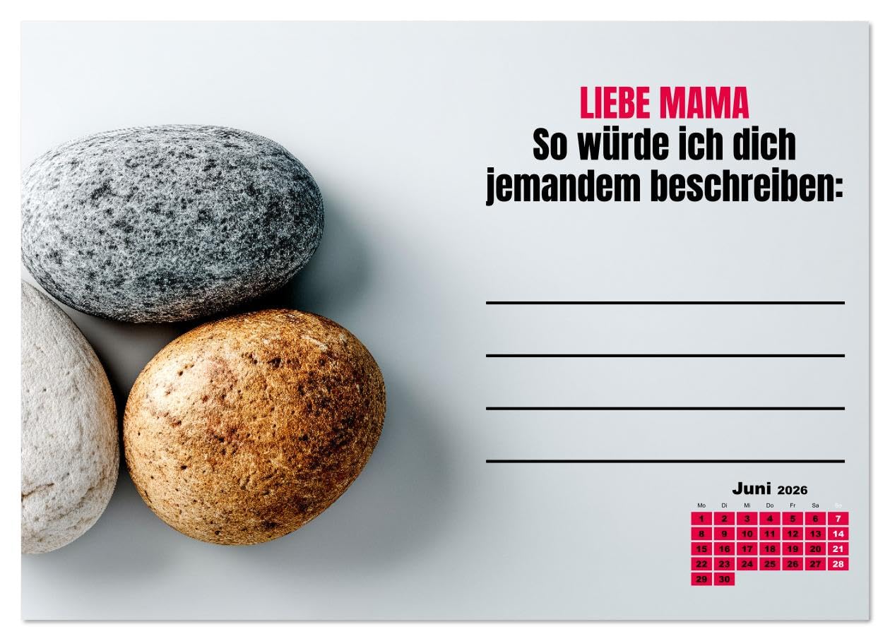 Kalender für Mamas - Was ich dir sagen will (hochwertiger Premium Wandkalender 2026 DIN A2 quer), Kunstdruck in Hochglanz: Kalender für Mamas zum ... Kalender für Mütter. (CALVENDO Menschen)