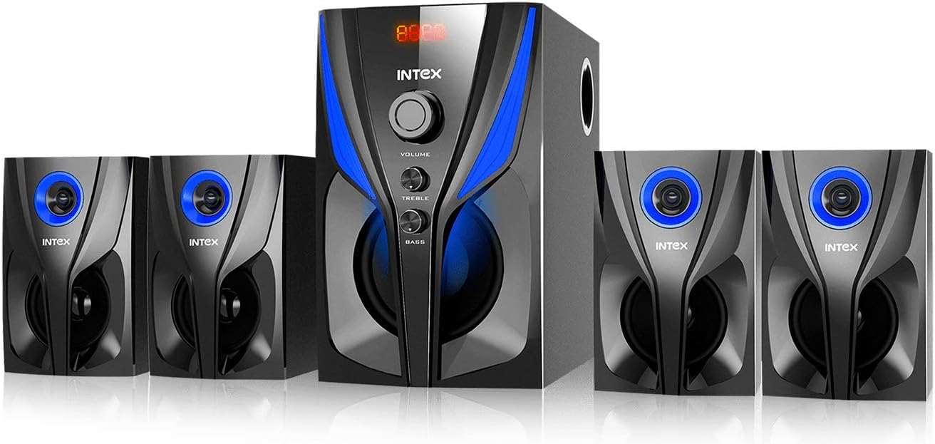 Intex Jazz 4.1 85 W Bluetooth Home Audio Speaker (Black, 4.1 Channel)