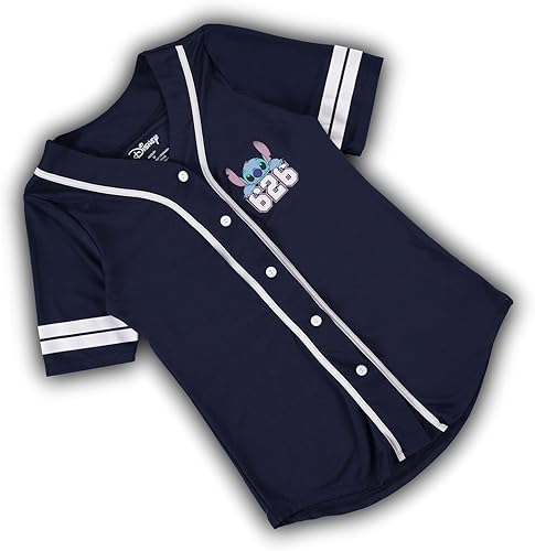 Miniatura 6 de Disney Lilo and Stitch - Camiseta de béisbol clásica para mujer, Lilo y Stitch