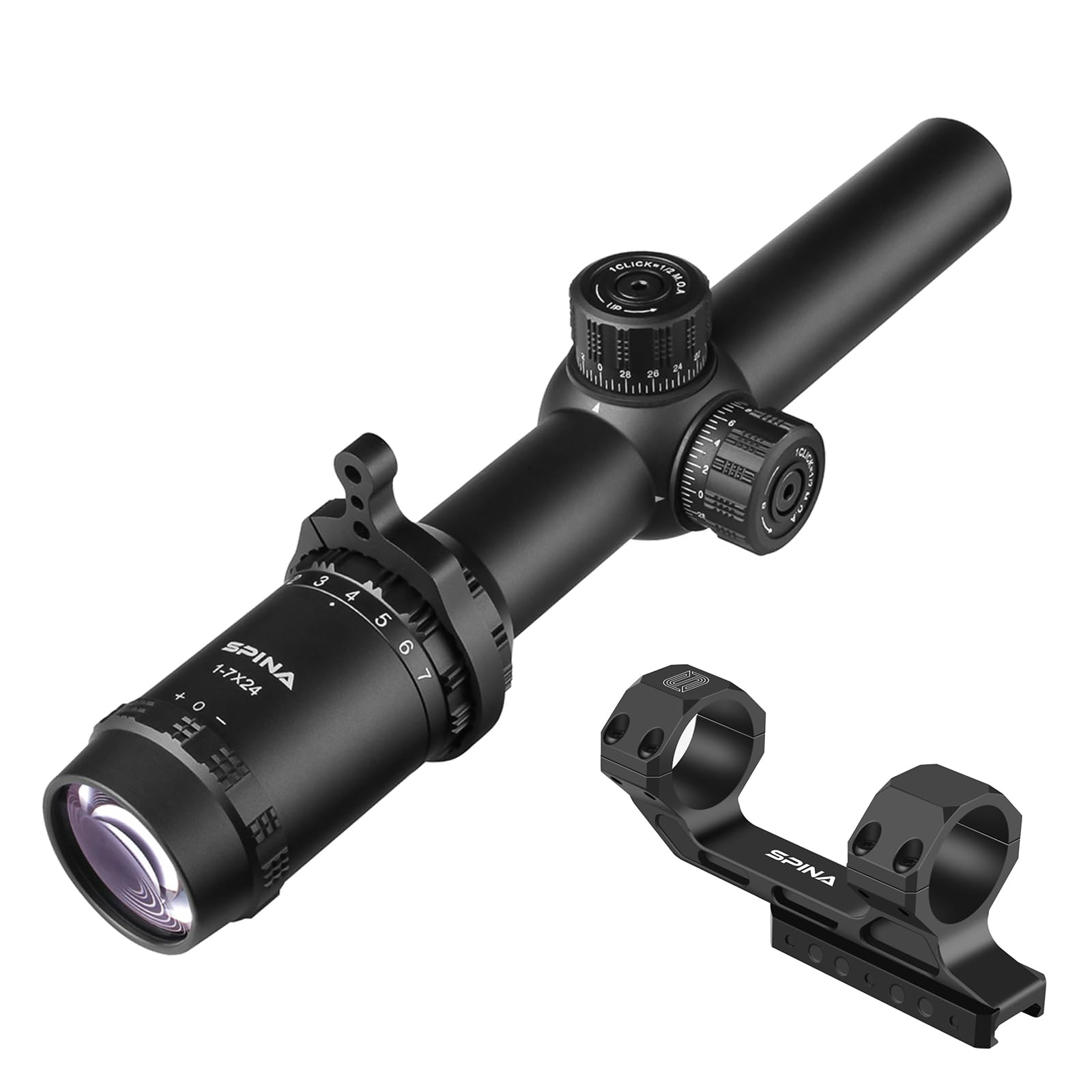 Amazon.co.jp: SPINA OPTICS ライフルスコープ JungleShade 1-7x24 SFP