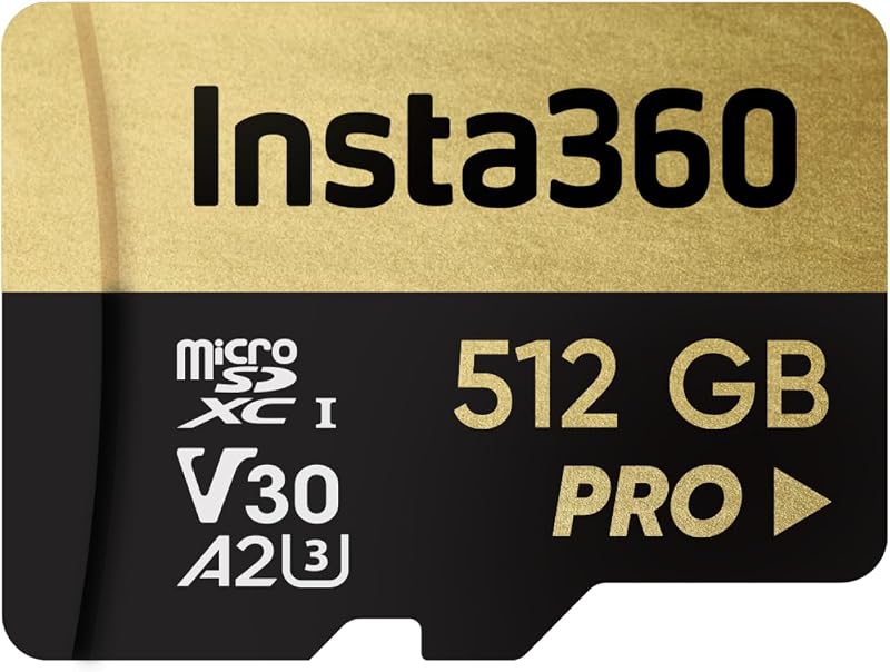512GB PRO microSDXC Memory Card, V30, A2, UHS-I, 90 MB/s Read/Write Speed