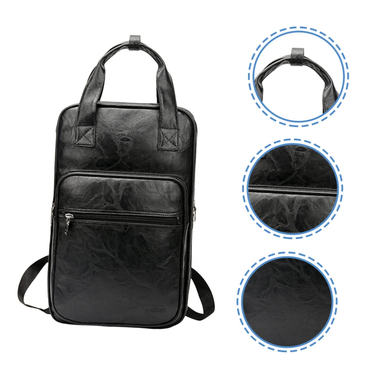 BESPORTBLE Professional Drumstick Bag Oxford Cloth Mallet Holder Storage Pouch for Drums