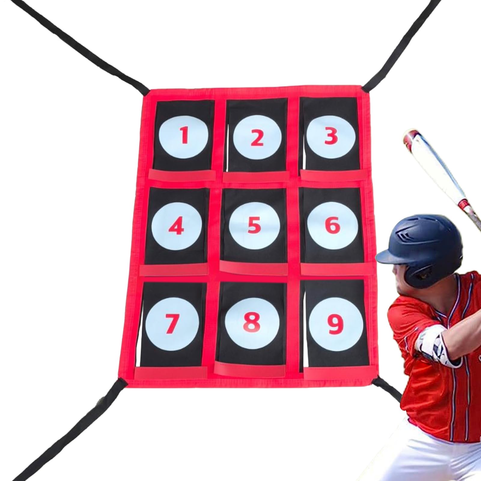 Zone de strike baseball réglable en filet robuste pour entraînement précis - 8