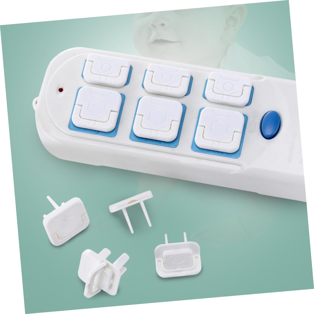 ibasenice 150pezzi Copriprese Per Copriprese Due Protezione Elettrica e Cameretta Facile Installare Resistente e