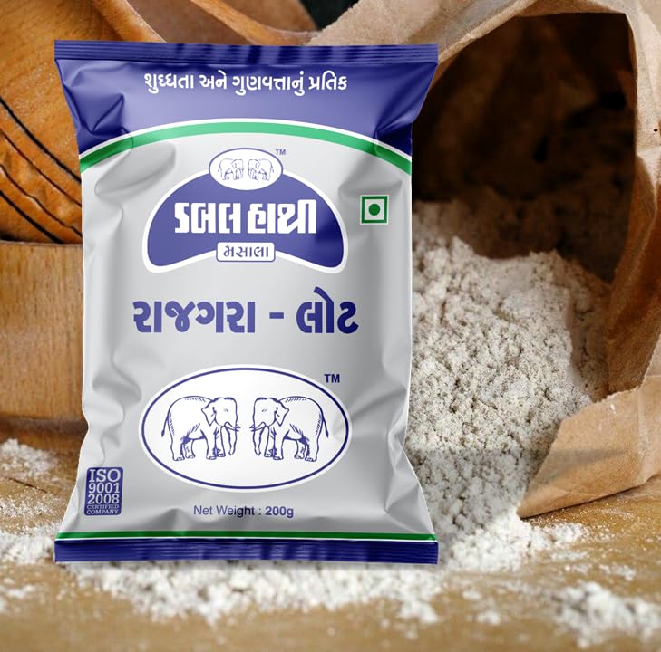 Double Hathi Rajgara Flour (Amaranth Flour) | Gluten Free, Rich in Calcium, Rich in solublefiber (Pouch, 500 g) (B0CJ6TVFHF) Amazon Price History, Amazon Price Tracker
