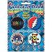 Licenses Products Grateful Dead-Skeleton Assorted Artworks 1.5" Button Set, 4-Piece