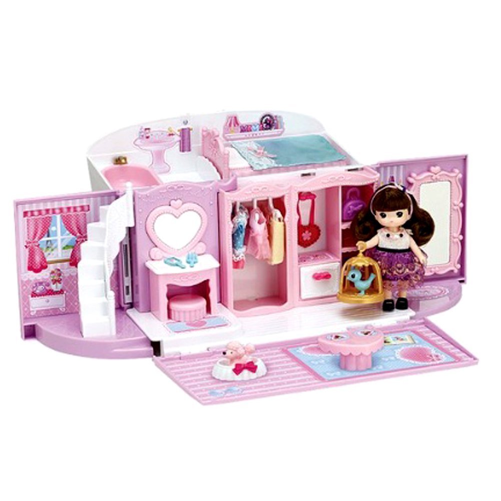 Mimi World Cute Little Mimi Pink A Doll'S House Trasforming