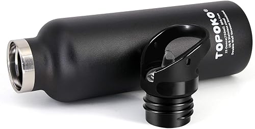 Miniatura 4 de Termo de 25 onzas color azul cielo y tapa con sorbete. Con bolsa de navidad, de doble pared de acero inoxidable aislada al vacío, a prueba de sudor