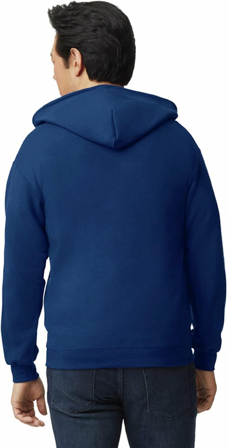 Gildan mens Full Zip Hooded Sweatshirt - Image 4