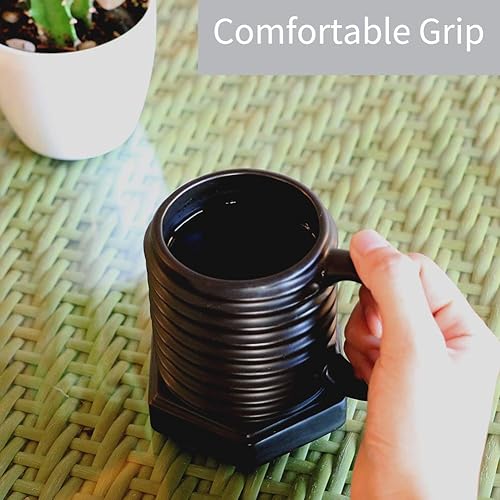 Miniatura 2 de Taza de cerámica 3D para café negro, taza de porcelana atractiva para el día de regalo, taza de tripulación duradera para hombre, padre, padre,