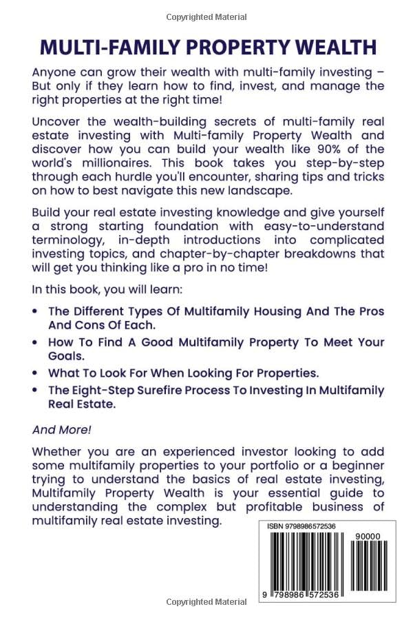 Miniatura 2 de Multi-Family Property Wealth The Basics of How to Build Wealth and Achieve Financial Freedom with Multi-Family Real Estate Investing