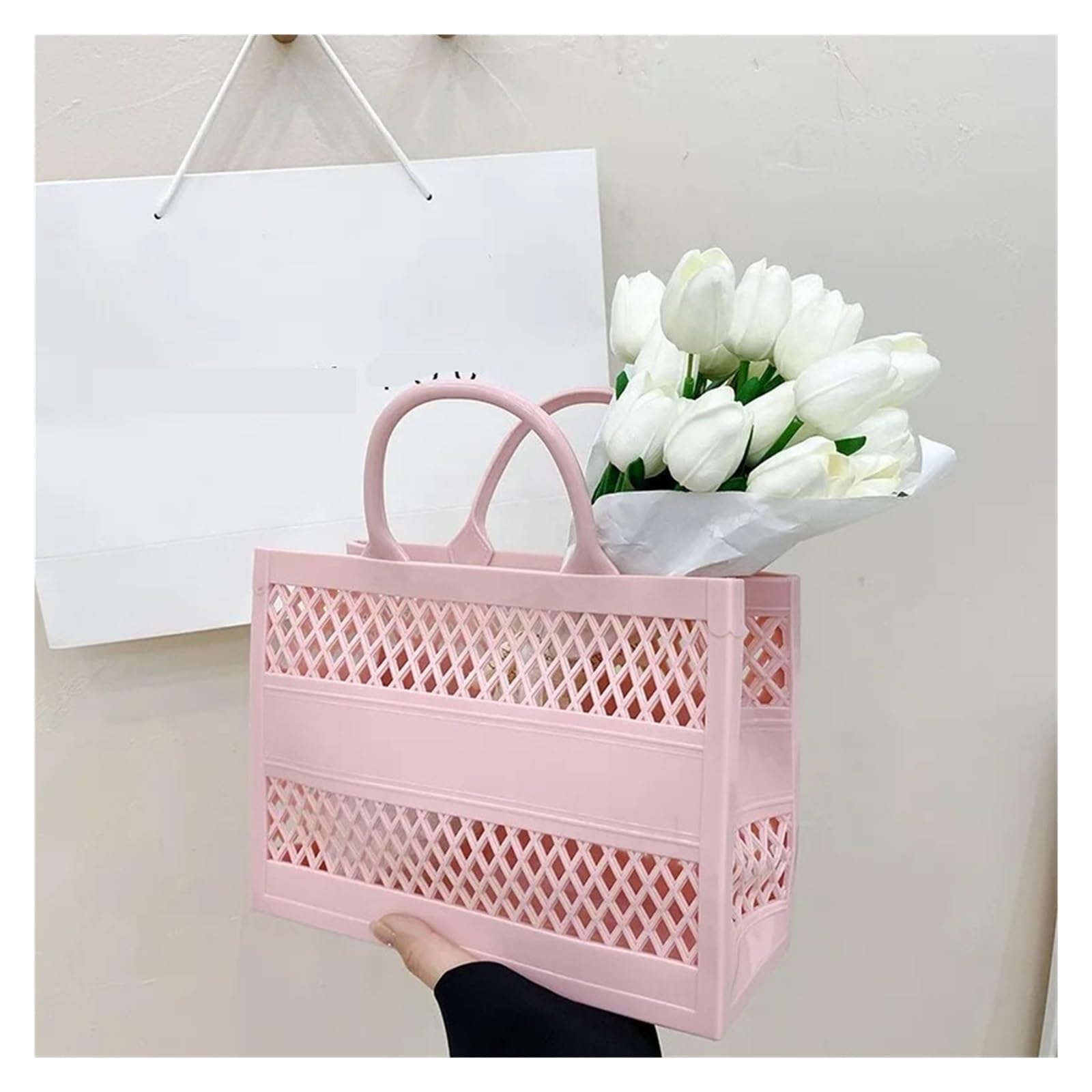 Bolsa de playa, PVC grande, impermeable, totalizador for viajes y picnic