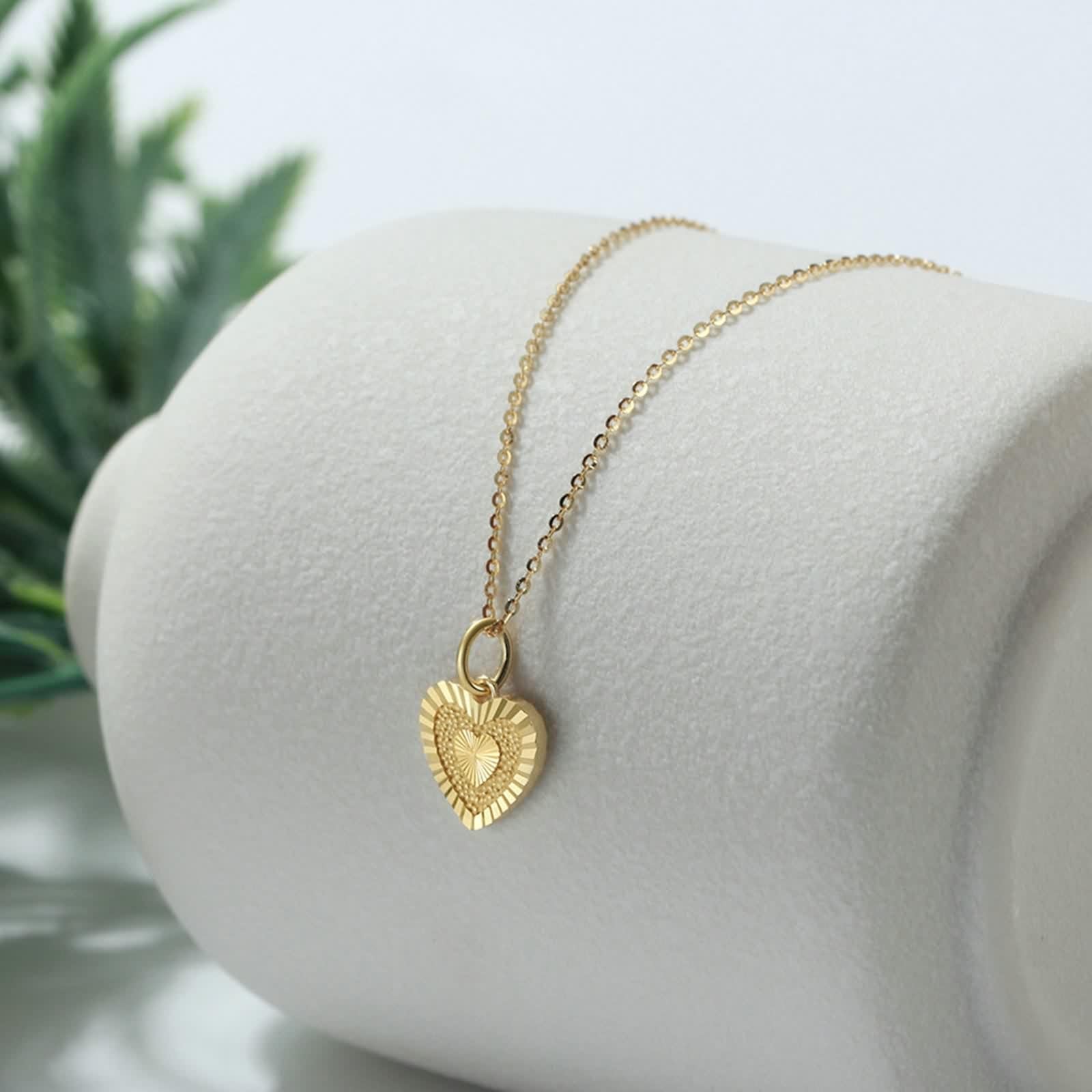 Collar con colgante de corazón, collar de plata de ley 925, elegante con 26 letras A-Z, collares con colgante de oro para mujer