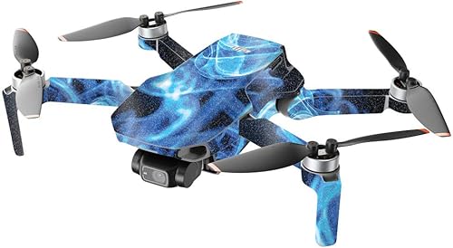 Miniatura 7 de MightySkins Glitter brillante compatible con DJI Mini 2 Dron portátil - Brillante y feliz  Acabado de purpurina protector, duradero de alto brillo